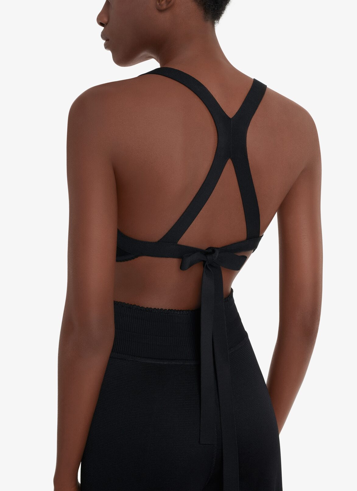 EDITION 1993 STRETCH CROPPED TOP ALAÏA BLACK EDITION 1993 STRETCH CROPPED TOP